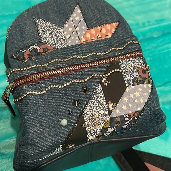 Coach mini denim backpack - Picture 2 of 7